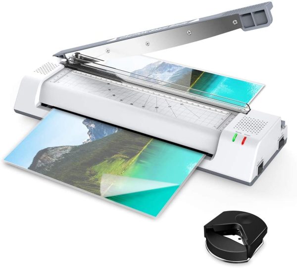 Thermal Laminator, A3/A4/A5 Laminating Machine for Home/Office/School, Quickly Heat Up 13 Inch Hot and Cold Lamination Machine